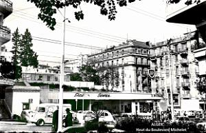Alger - Boulevard Michelet - Le Haut avec Station BP